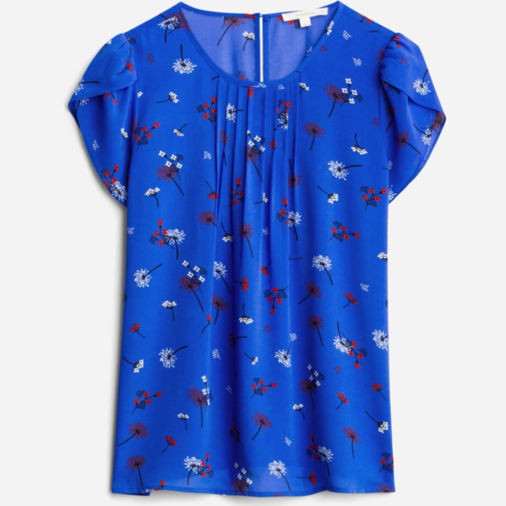 Fun2Fun Callum Tulip Sleeve Blouse NWT